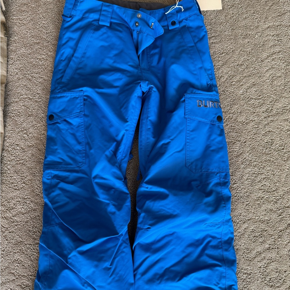 Burton’s snowboarding, pants, boys, medium